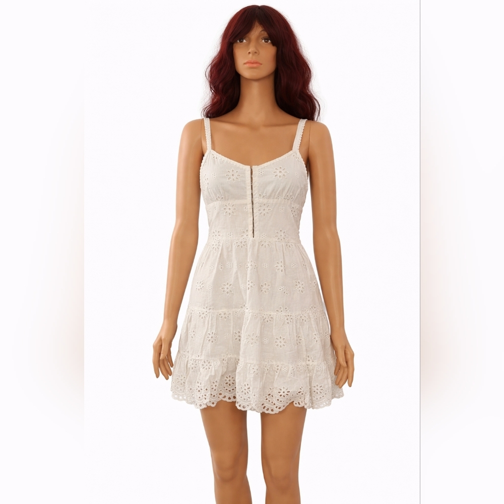 Forever 21 White Eyelet Dress